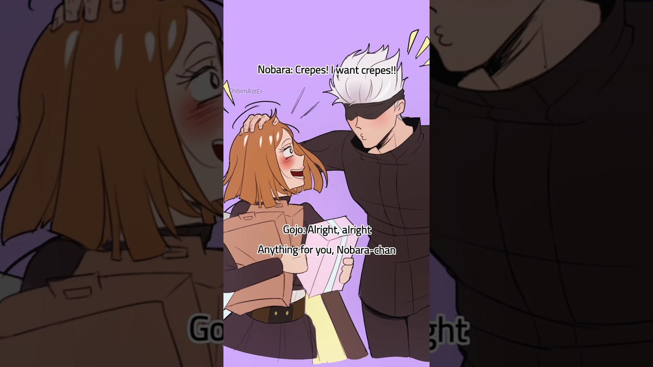 Gojo spoiling Kugisaki ✨️ #gojo  #jjk #nobara