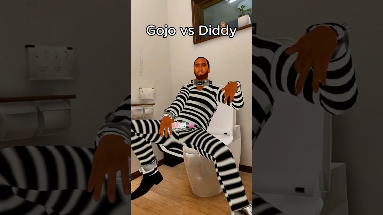 Gojo vs Diddy: Hollow Booty 💀 #gojo #satorugojo #diddy #pdiddy #anime #fyp #vrchat #funny