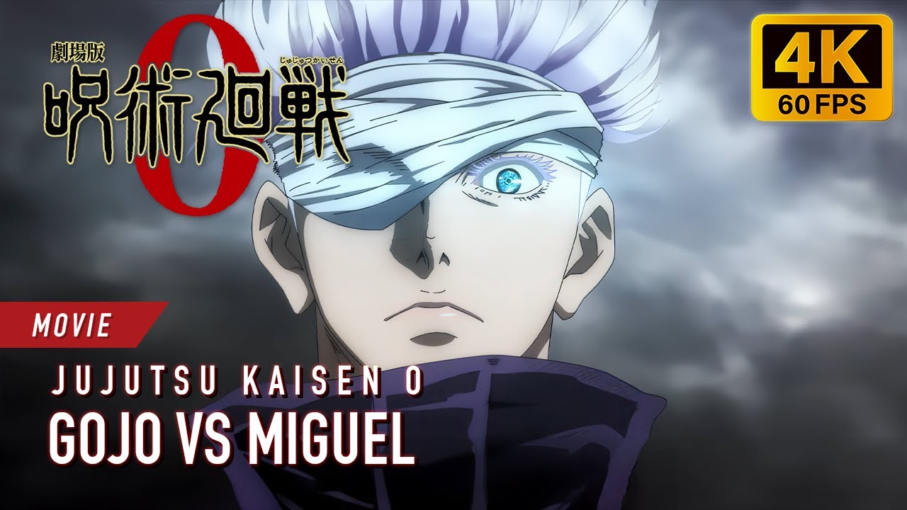 Gojo vs Miguel [4K 60FPS] | JUJUTSU KAISEN 0