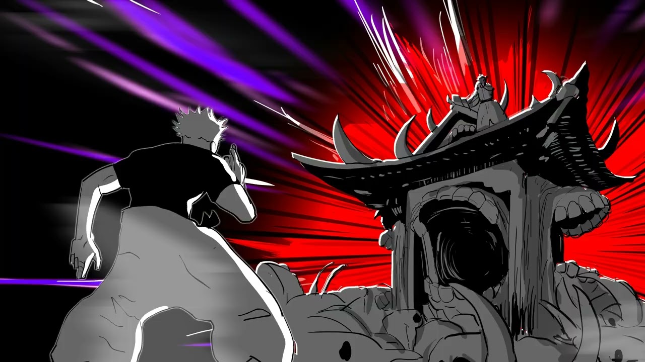 Gojo vs sukuna - Domain clash