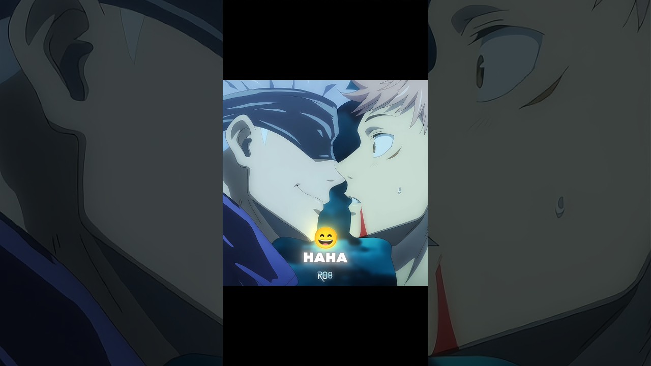 GOJO was about to kiss YUJI 💀 [ JJK ANIME/MANGA EDIT ] #shorts