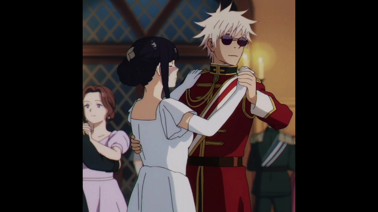 Gojo x Utahime Wedding Dance And geto 🔥☠️ #gojo geto