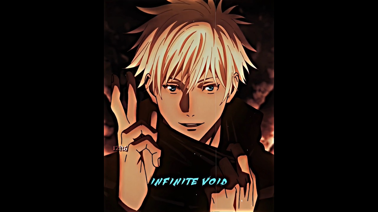 Gojo's [ Ryoiki Tenkai ] 💀 [] Jujutsu kaisen [] Trollface #skulledit #shorts