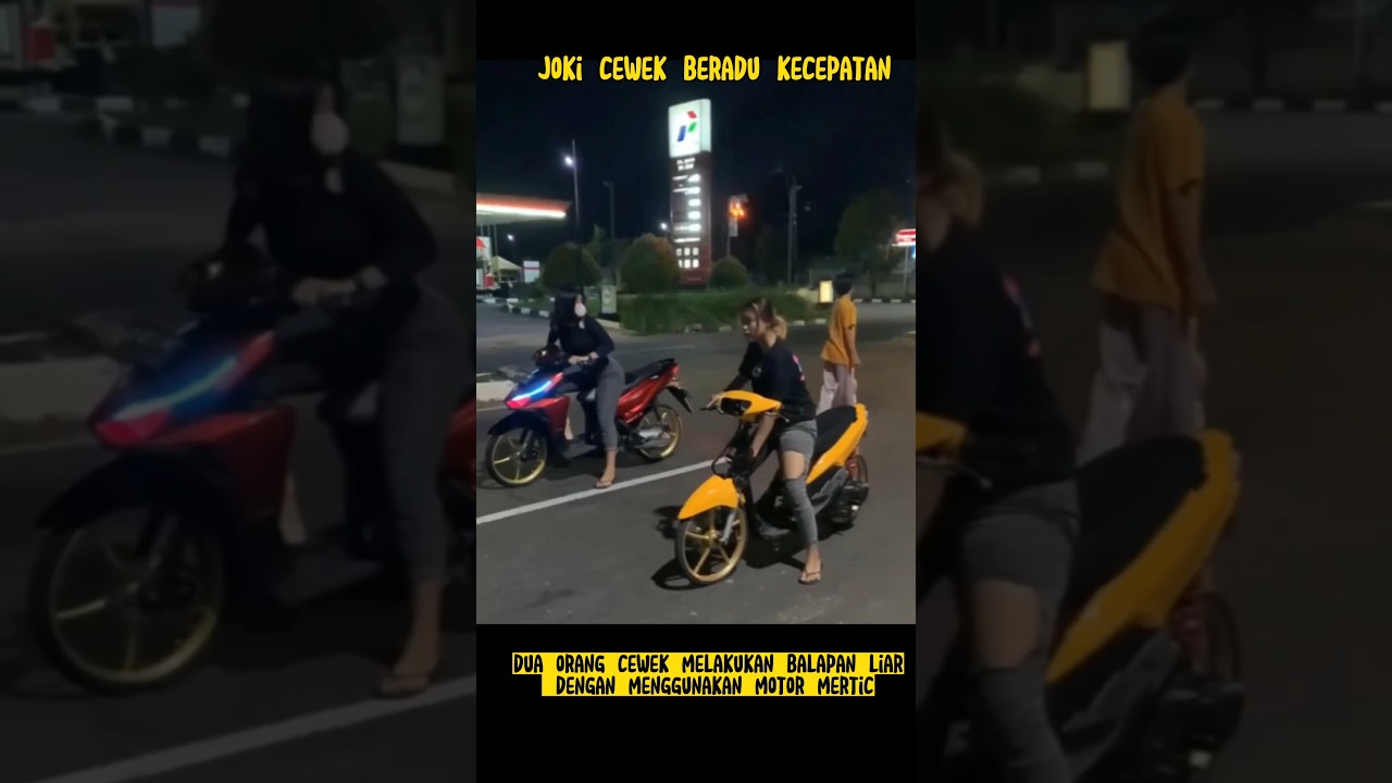 gokil joki cewek #dragrace #balapliar #herex #ninja #mio #vario