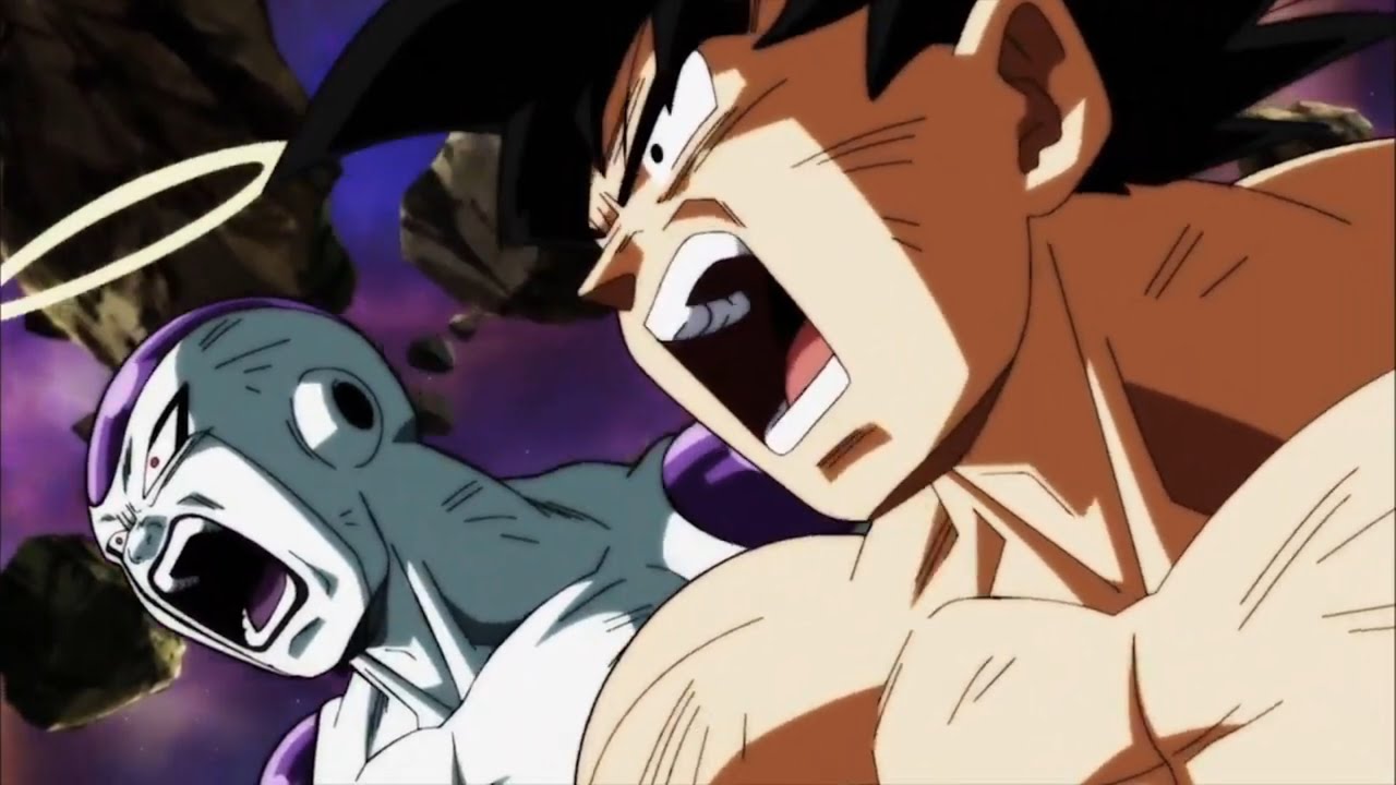 Goku and Frieza sing while fighting Jiren AI Cover