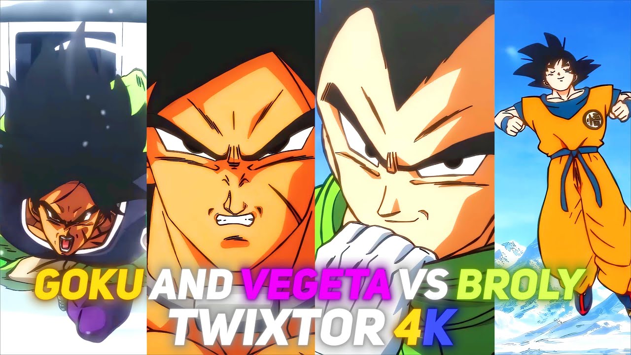 goku and vegeta vs broly twixtor clips for editing 4k no warps