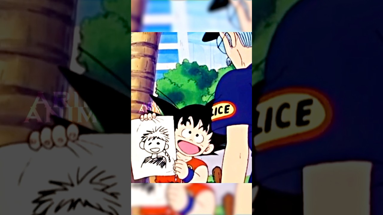 Goku Draws A Picture Of Bulma😂