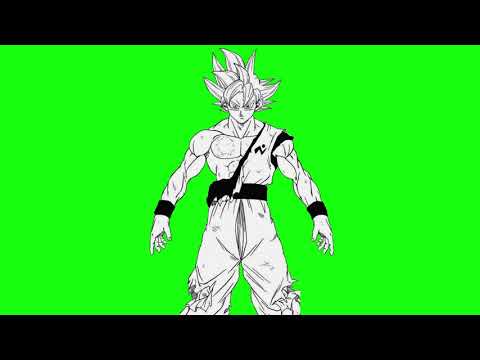 GOKU GREEN SCREEN MANGA ANIMATION【DBZ】〔ANIME〕MANGA EDIT #goku   #capcutpc