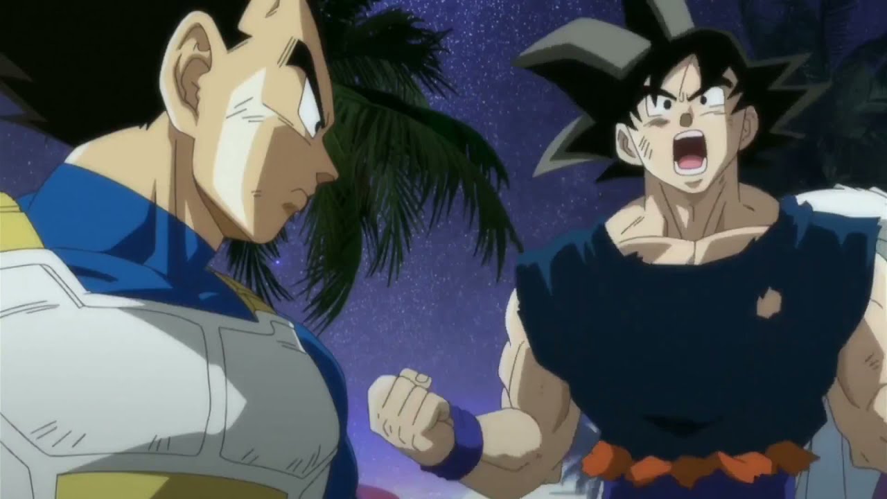 Goku mimics Vegeta  