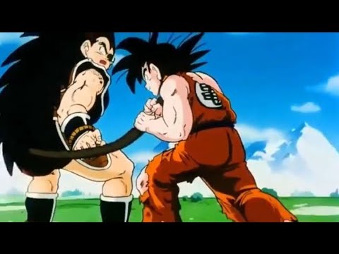 Goku, Piccolo vs Raditz (Pelea Completa) Español latino