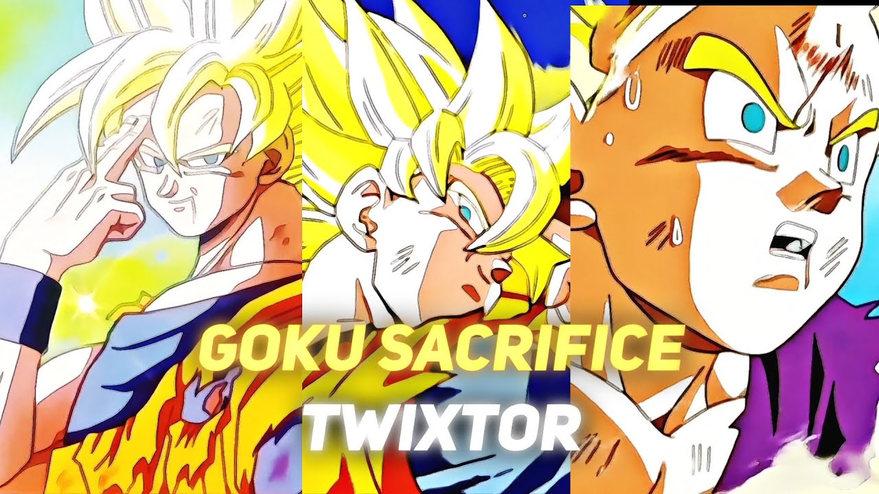 goku sacrifice twixtor clips for edit