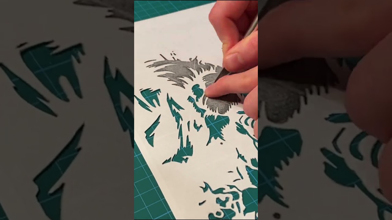 Goku stencil / #shorts