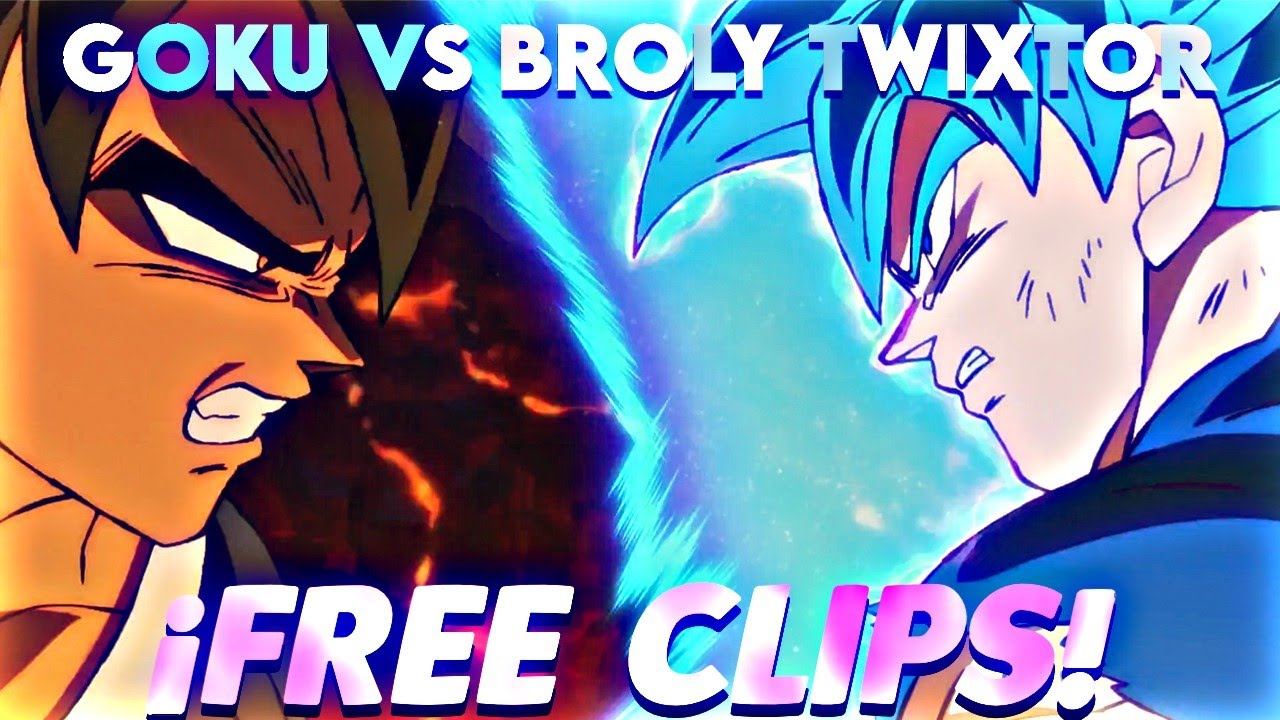Goku vs Broly TWIXTOR (*Free Clips*) ||benjxx.edits26