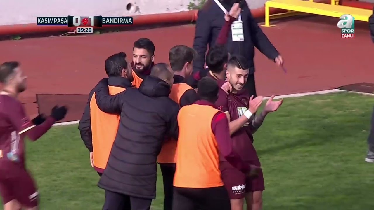Gol Metehan Mimaroğlu Kasımpaşa 0-1 Bandırmaspor (Ziraat Türkiye Kupası 5. Tur Maçı)