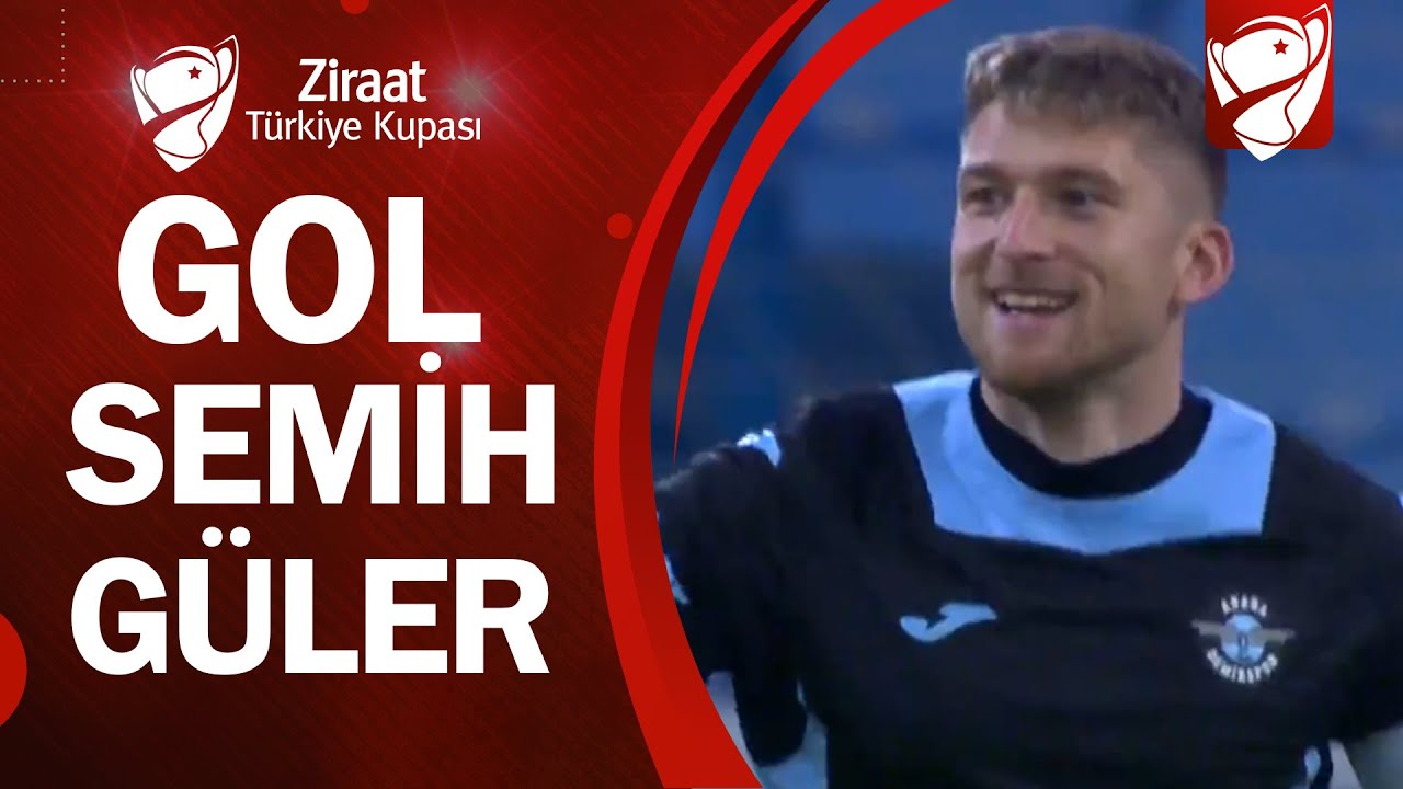 GOL Semih Güler Adana Demirspor 2-2 Sebat Gençlik Spor | Ziraat Türkiye Kupası 4. Tur Maçı