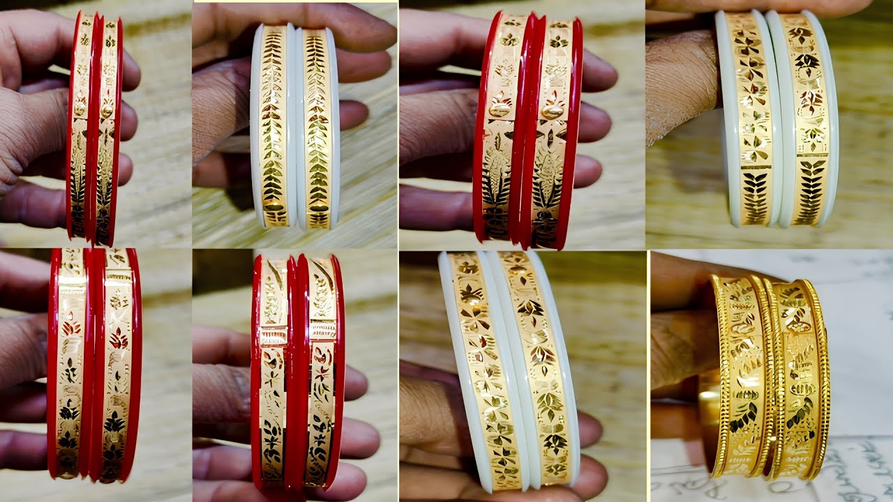 gold bangles designs 2024 with price//gold pola badhano designs withprice
