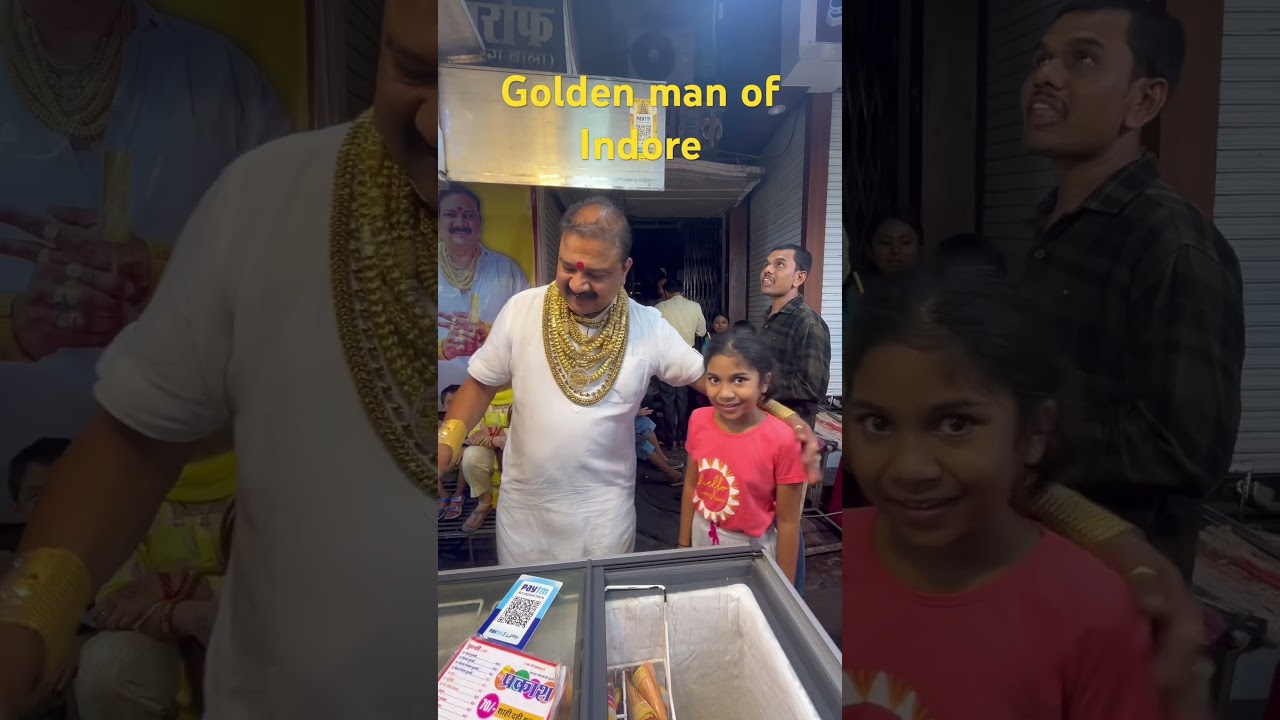 Gold man ki Gold Kulfi #goldenman #sarafaindore #sarafabazar #khaanemeinkyahai #nightmarket #indore