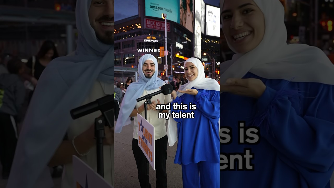 GOLDEN BUZZER: she made me try on a Hijab!