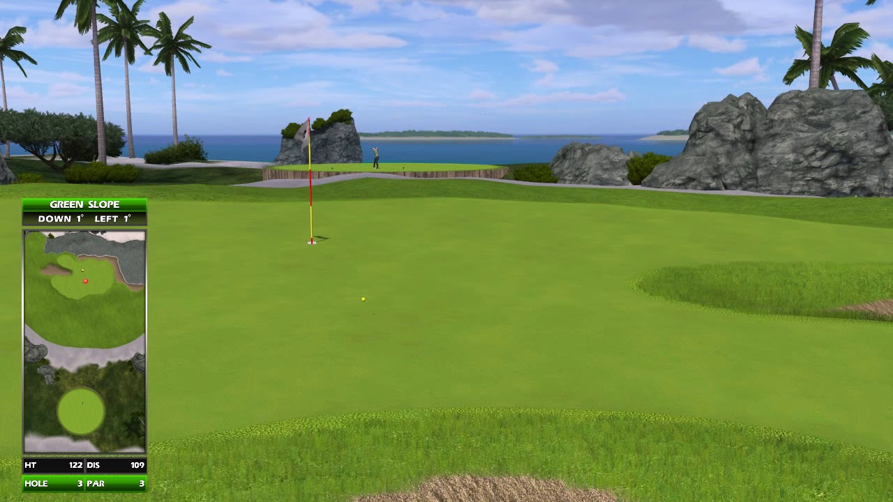 Golden Tee Great Shot on Calypso Key!