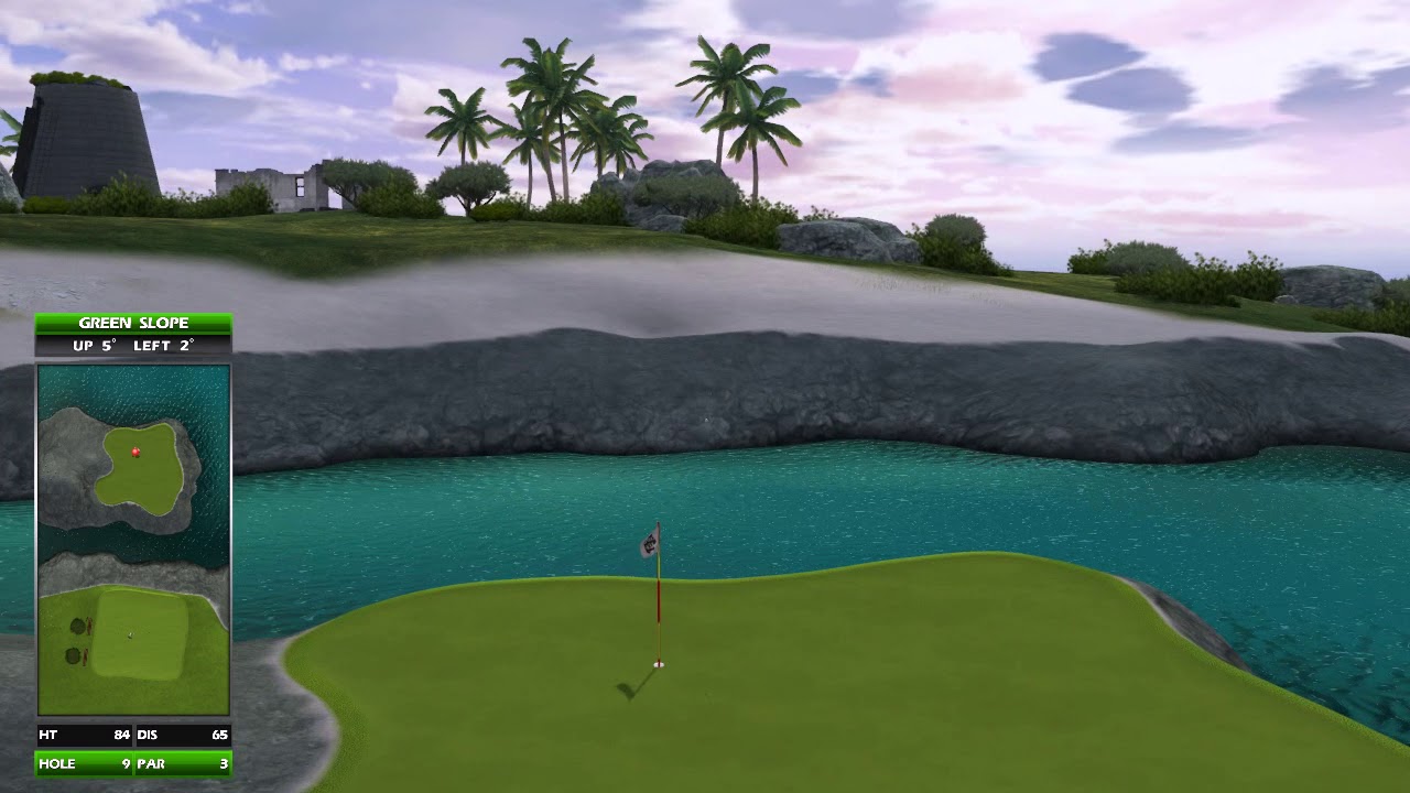 Golden Tee Great Shot on Calypso Key!