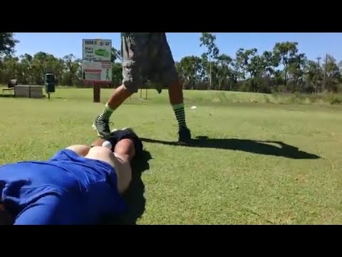 Golf  shot funny 😂😂😂