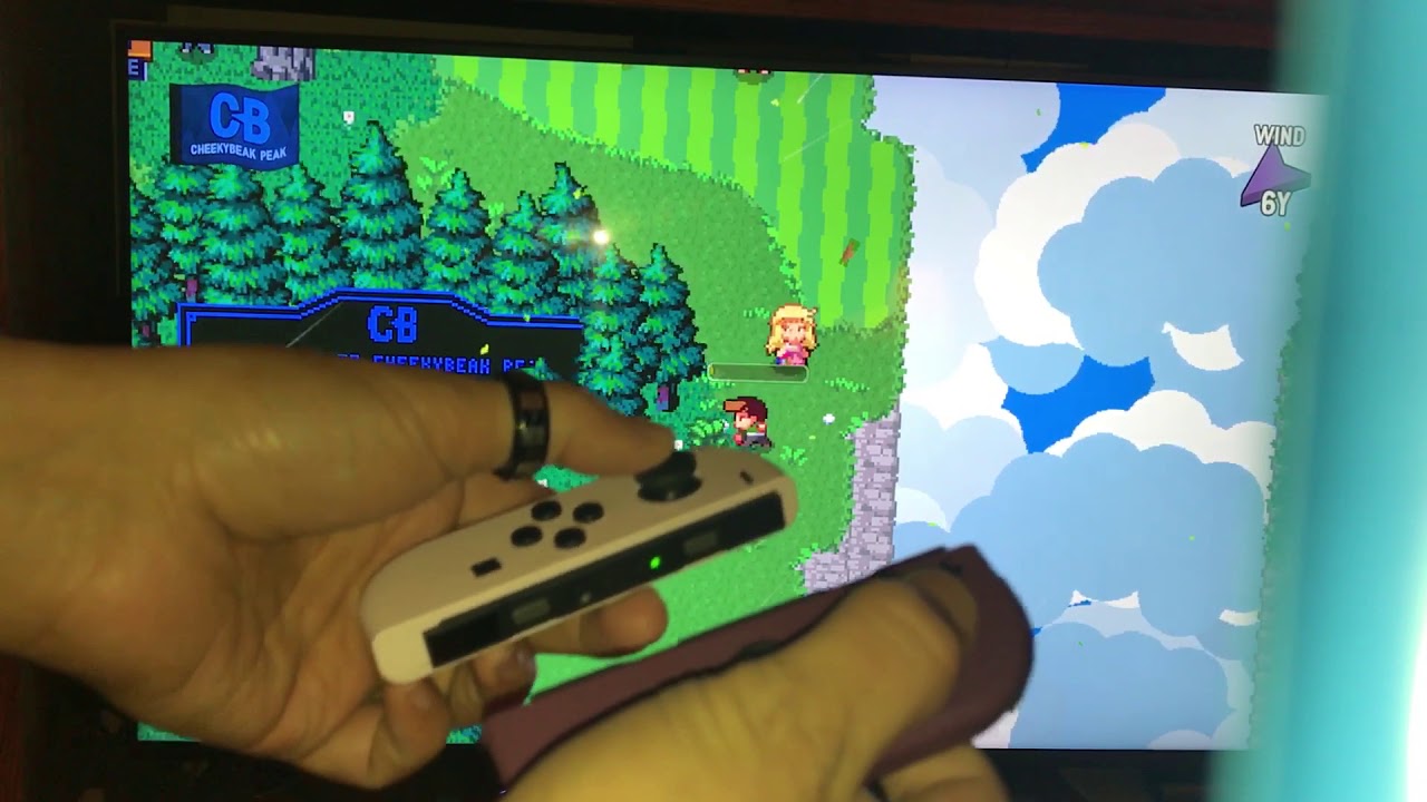 Golf Story uses HD Rumble as a speaker