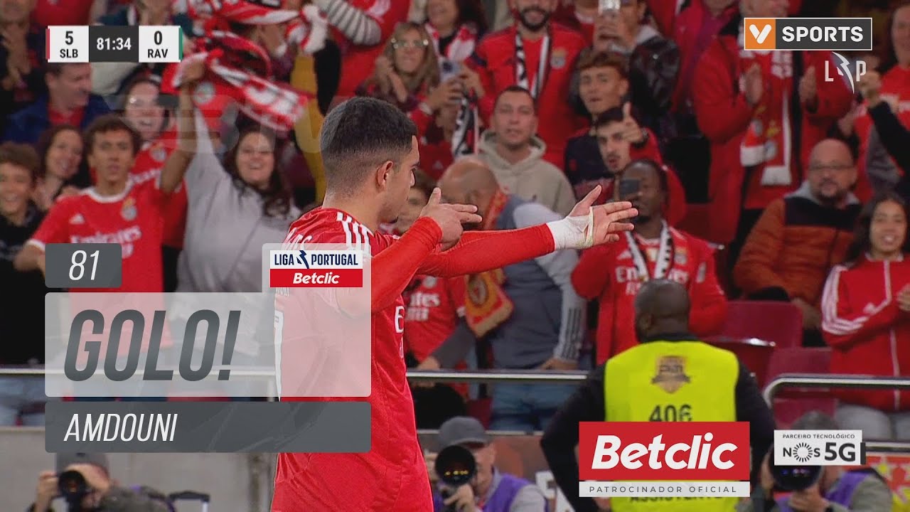 Golo Amdouni: Benfica (5)-0 Rio Ave (Liga 24/25 #9)