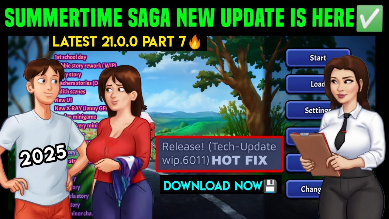 GOOD NEWS🔴 SUMMERTIME TECH UPDATE 6011 RELEASE 🔥 SUMMERTIME SAGA NEW UPDATE 2025 APK DOWNLOAD & PLAY