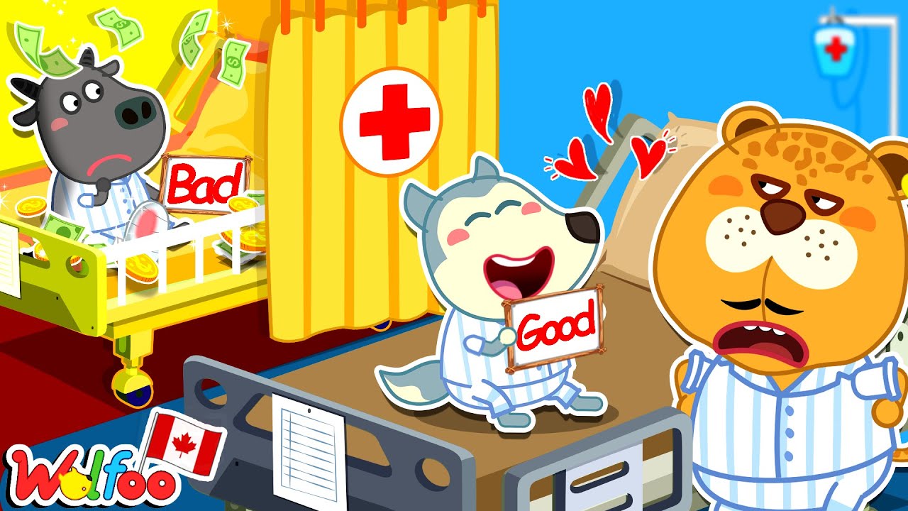 Good Patient vs Bad Patient 🧑‍⚕️ Rules of Conduct for Kids 🇨🇦 Wolfoo Kids Cartoon