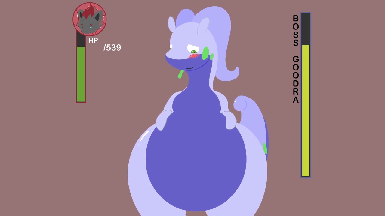 Goodra eats Zorua