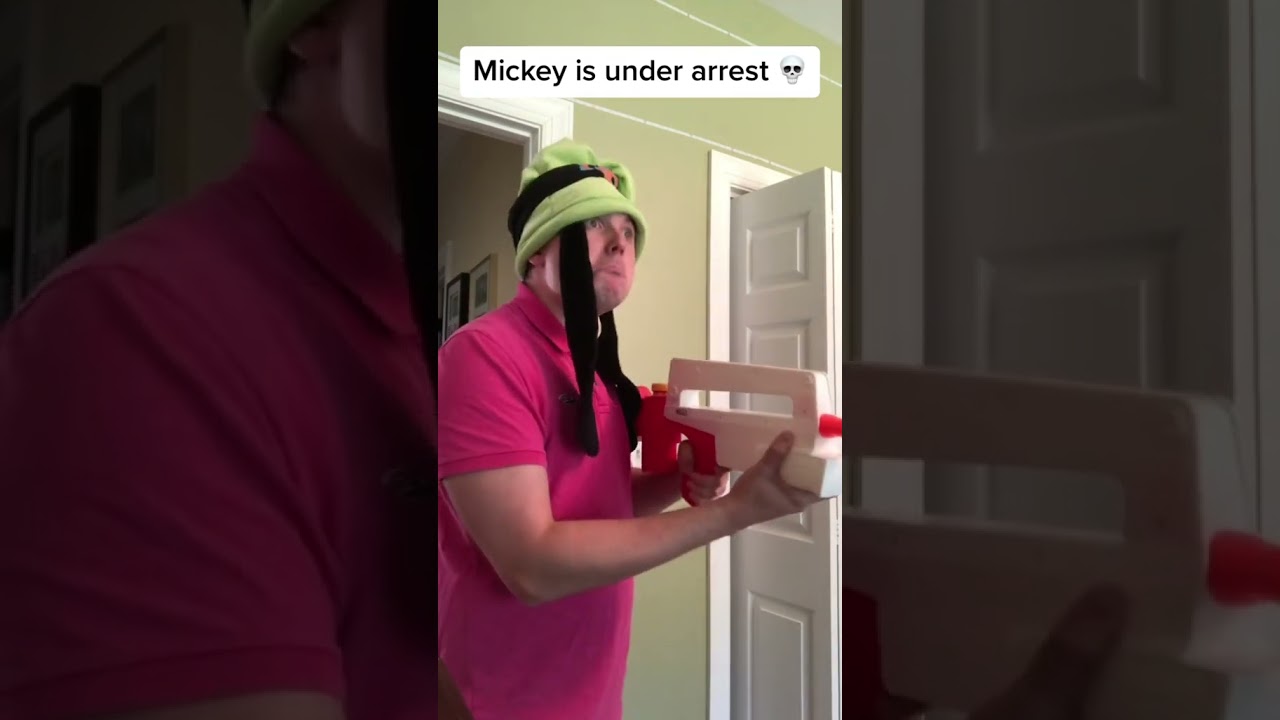 Goofy arrested Mickey gone wrong #wow