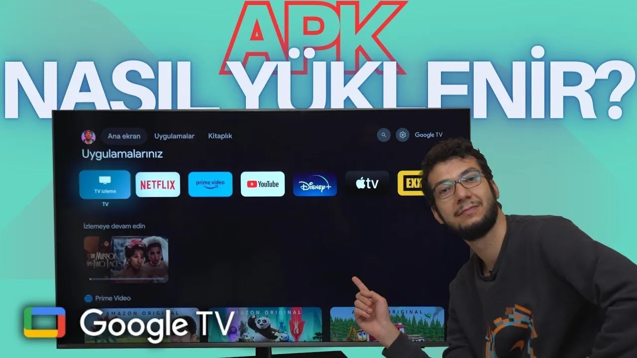 Google TV'ye APK İle Uygulama Nasıl Yüklenir? | Philips The One 65PUS8808 Ambilight TV