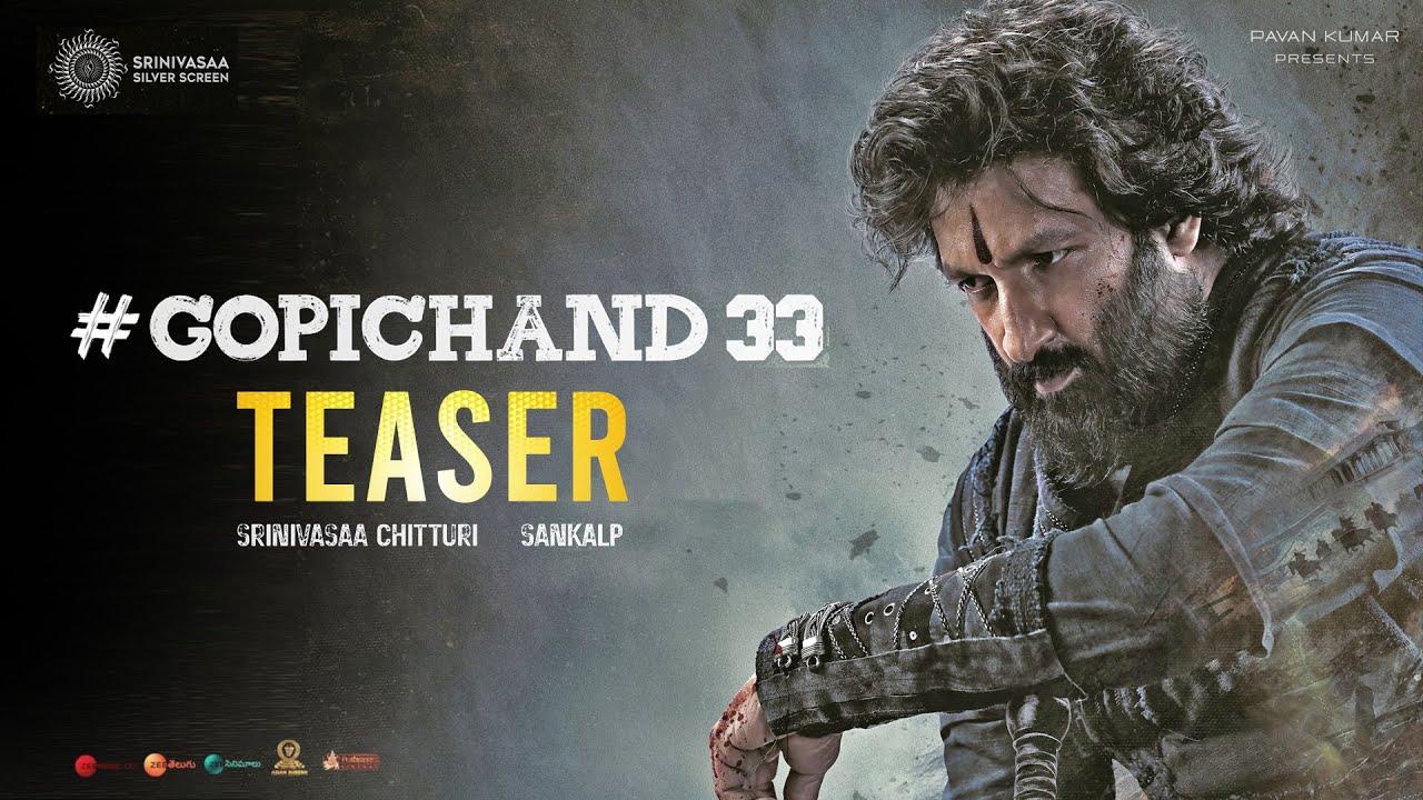 #Gopichand33 Movie Teaser | Gopichand | Samyuktha | Sankalp | Srinivasaa Chitturi