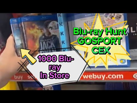 Gosport CEX BluRay hunt. #hunting #bluray #dvd #4kultrahd #4k #film #movie #movies #films #shopvlogs