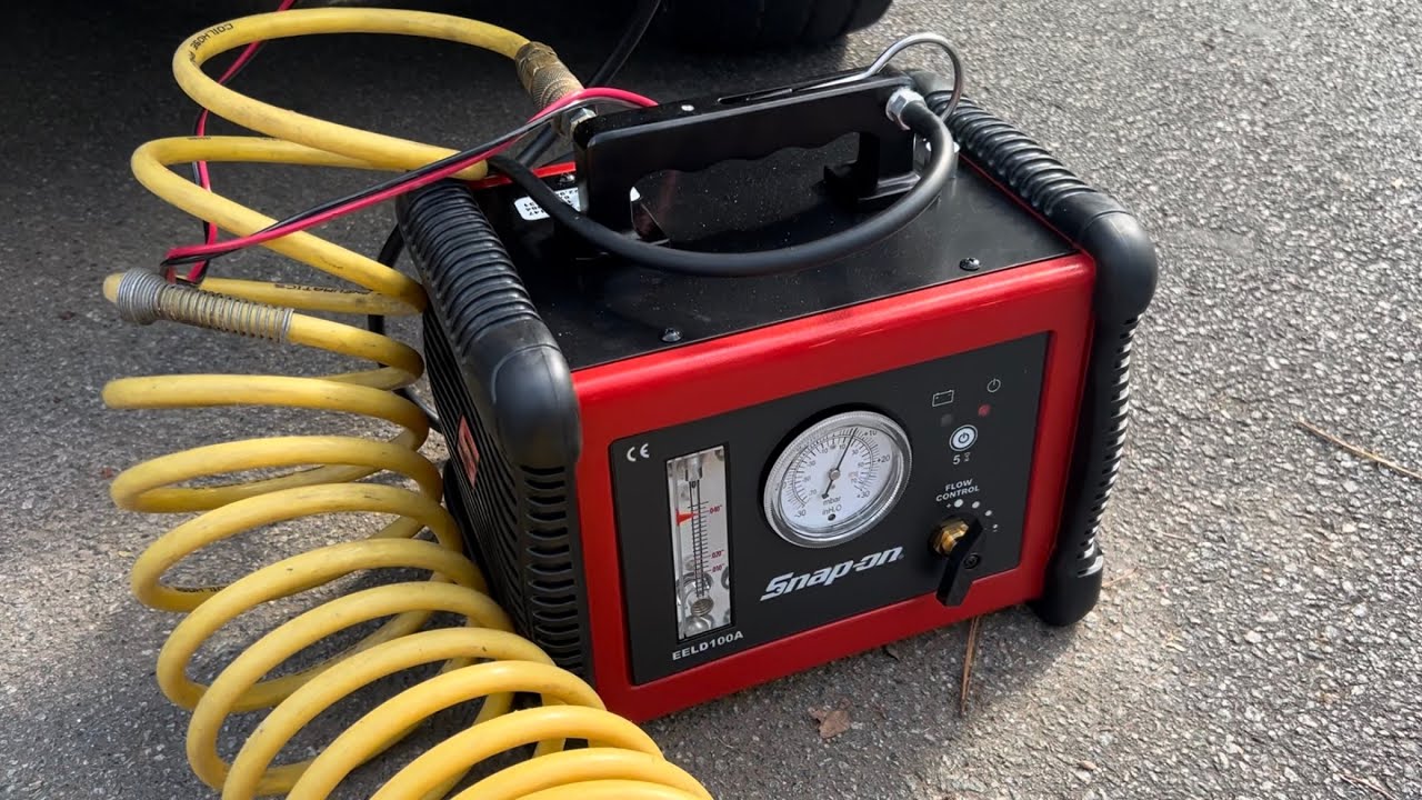 Got the Snap On smoke machine for the vacuum leak, ￼ Ford E350 Boxtruck
