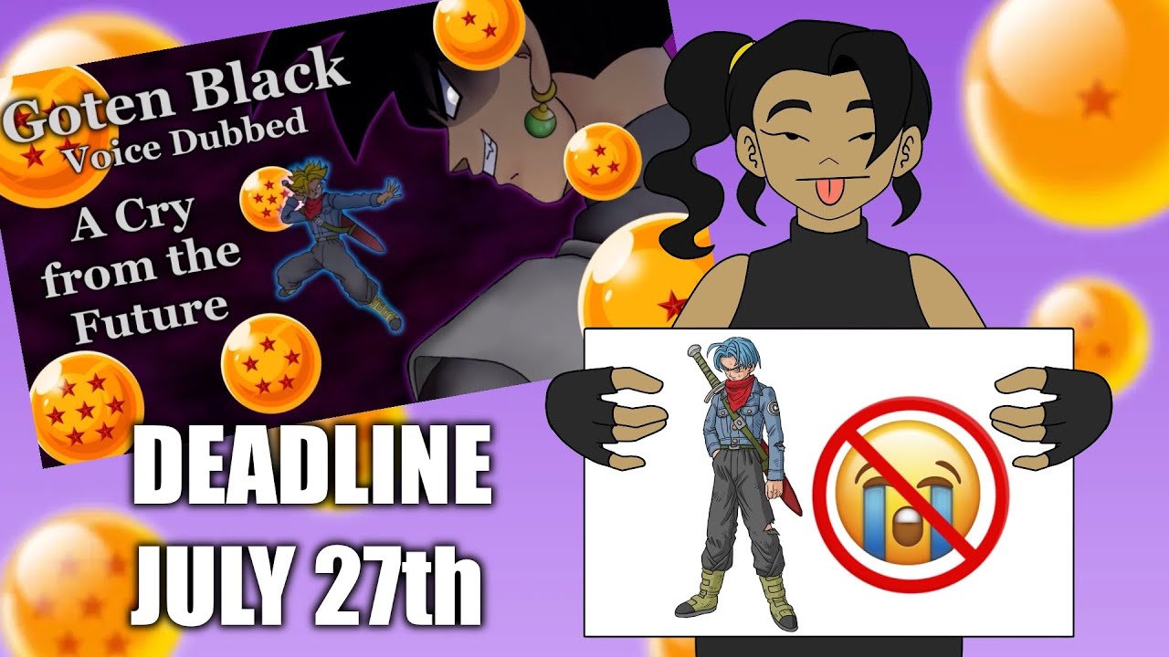 Goten Black Voice Actors Auditions | WE NEED FUTURE TRUNKS