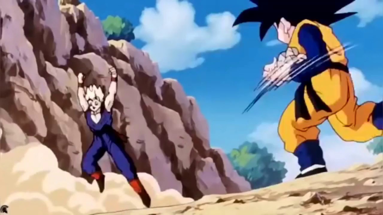 Goten se transforme en super saiyan pour la première fois