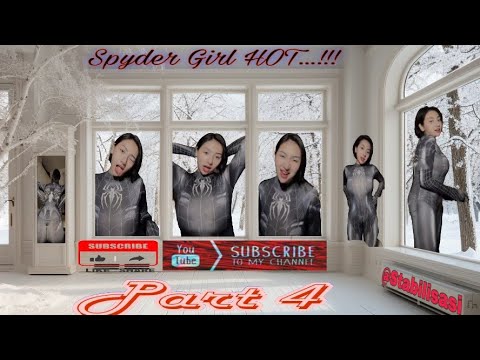 Goyangan Cewek Montok Cantik Viral Cosplay Spiderman part 4