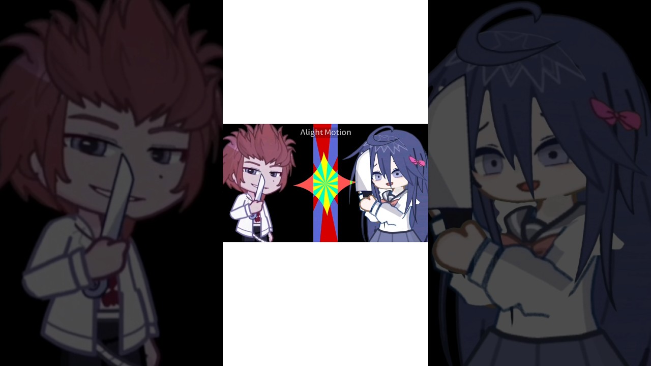 Grab the knife collab w @Yume_Kuro (watch till end!) #memeka #edits #gacha  #miku #danganronpa