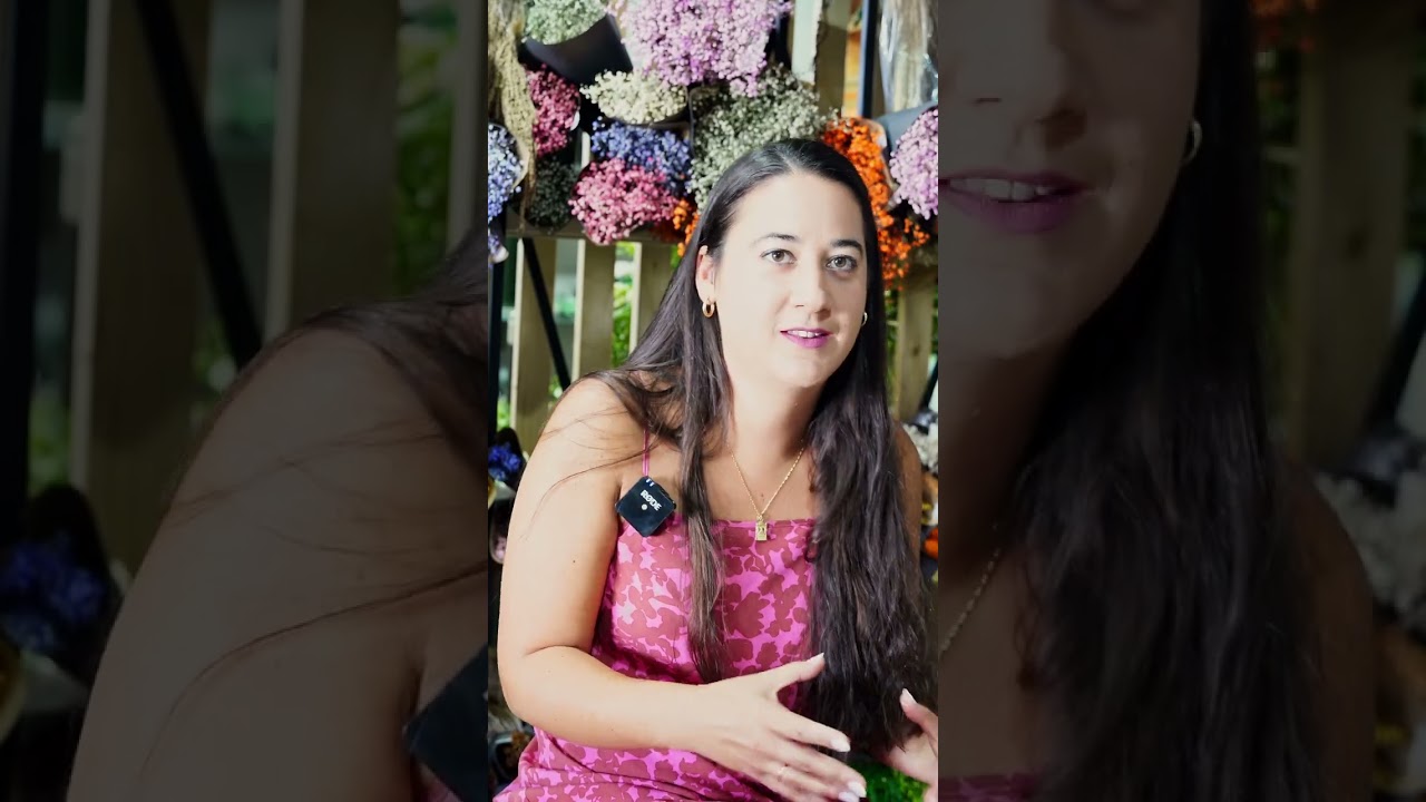 Grabación de testimonio para Martina Benítez Floristería de una de sus últimas novias