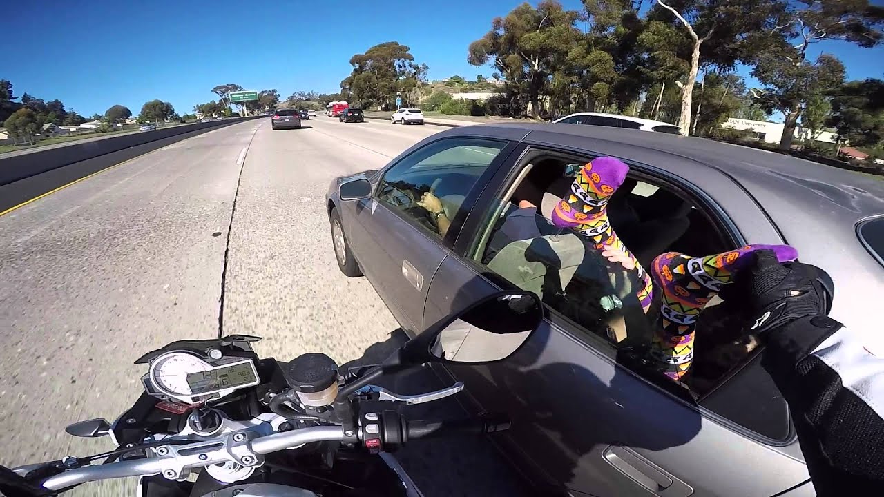 Grabbing Feet on the Freeway