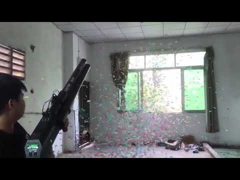 Grace Handheld 3 Head Electric Confetti Cannon Party Gun Streamer Shoot