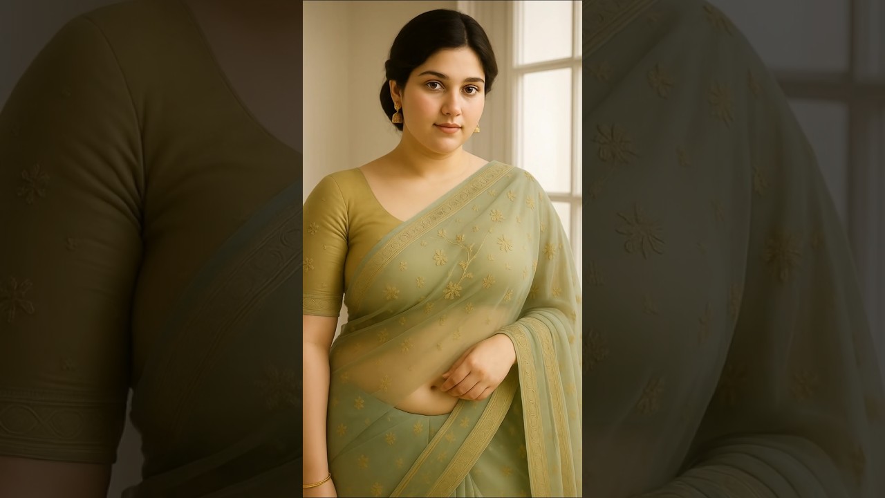Graceful Look in Saree 🔥 | Desi Beauty Vibes | Traditional Style #Shorts #viralshorts #princess