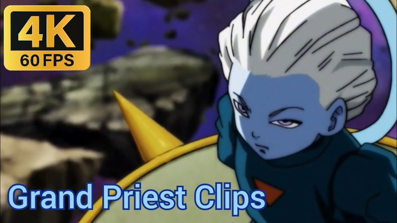 Grand Priest Clips for Edits (4K 60FPS) / Dragon Ball Super : Ep131