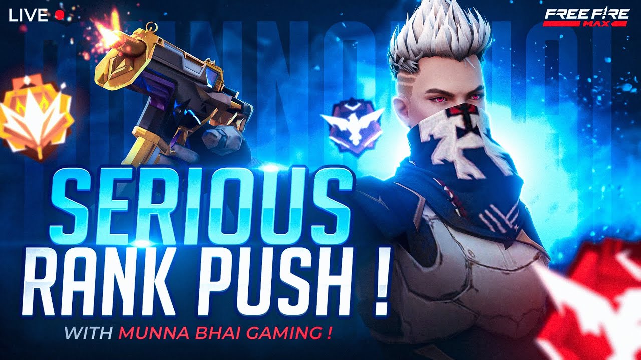 Grandmaster Lobby Live Rank Push Free Fire Telugu  - Munna Bhai is Live  - Telugu Gaming Live #MBG