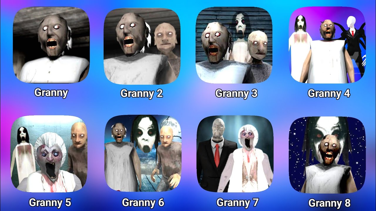 Granny 1, 2, 3, 4, 5, 6, 7 & 8 Full Gameplay || Granny New Update | Dvloper #mod