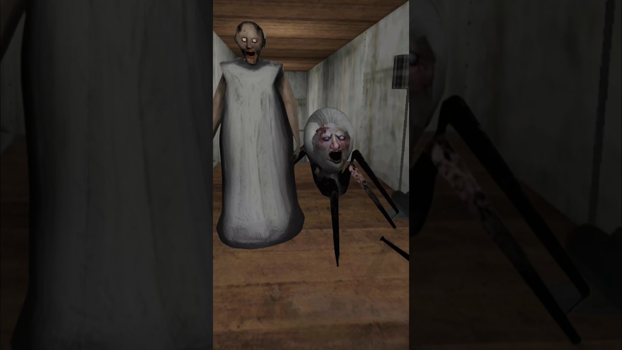 Granny 1.9 New Train Tunnel with Granny and Mom spider in New Update #gaming