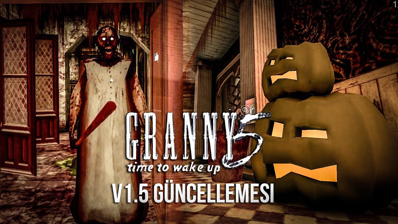 GRANNY AND GRANDPA CELEBRATE HALLOWEEN!🎃 - Granny 5 (NEW v1.5 UPDATE)