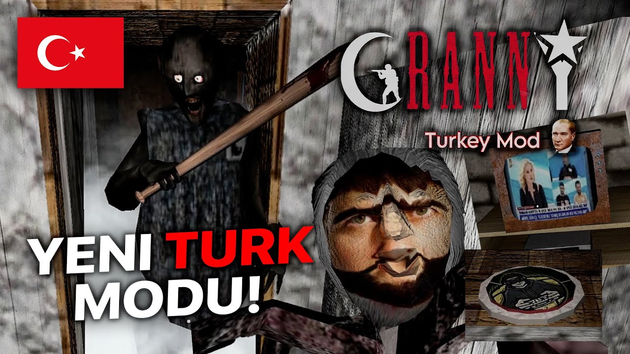 GRANNY EVİNDE MÜGE ANLI İZLİYOR! -  Granny Türk Modu