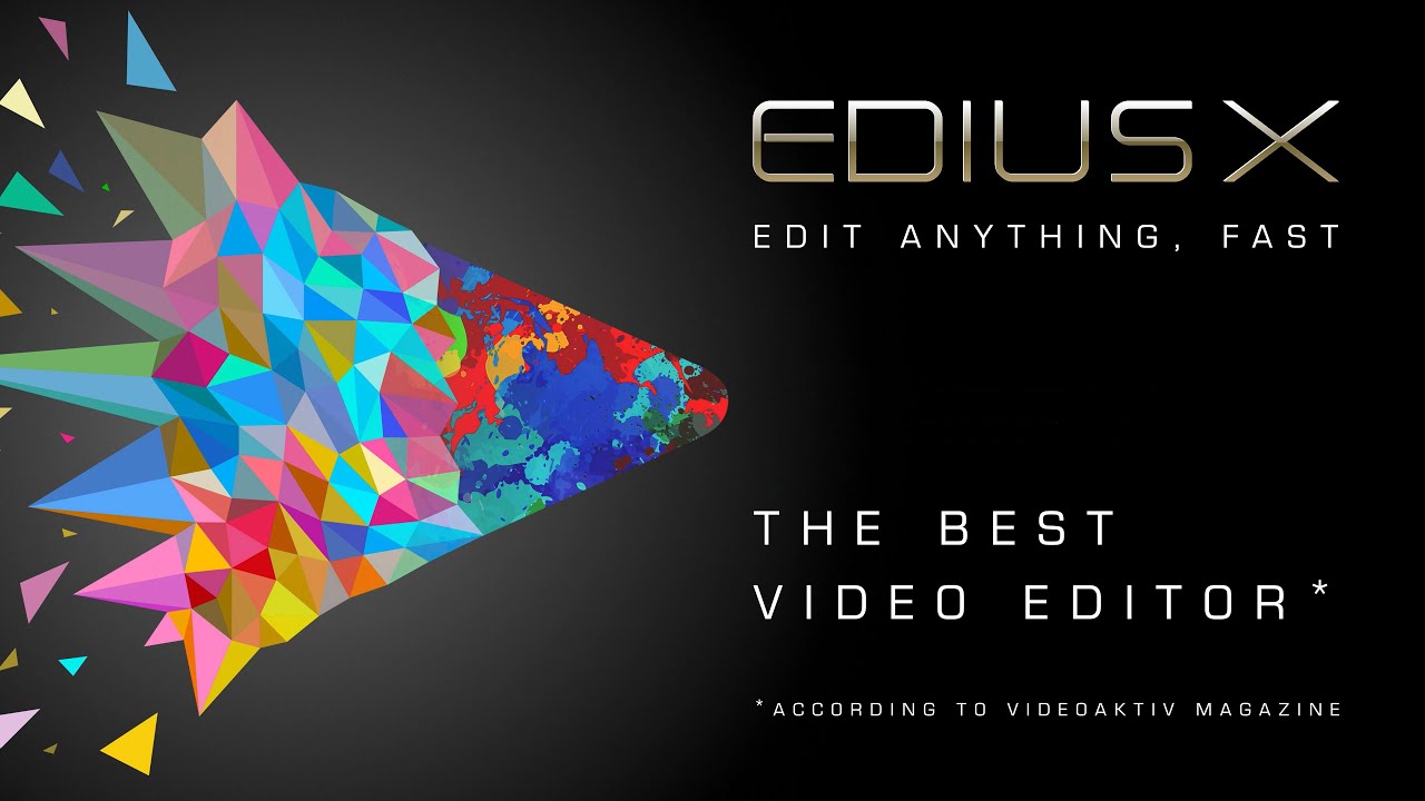 Grass Valley EDIUS X - the best video editor!